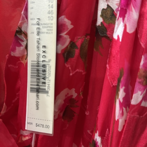 Elie Tahari red dress, size 10, NWT - Picture 5 of 11